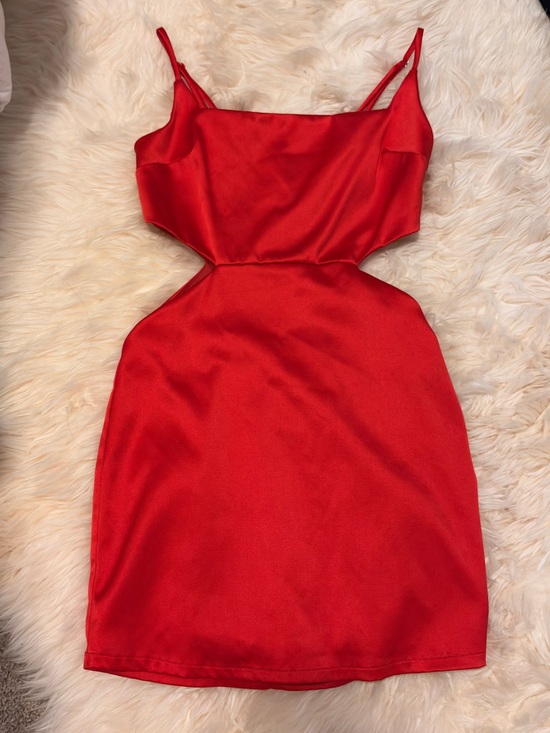Lucy in the Sky Dresses & Skirts - XS Lucy in the Sky Red Satin Dress